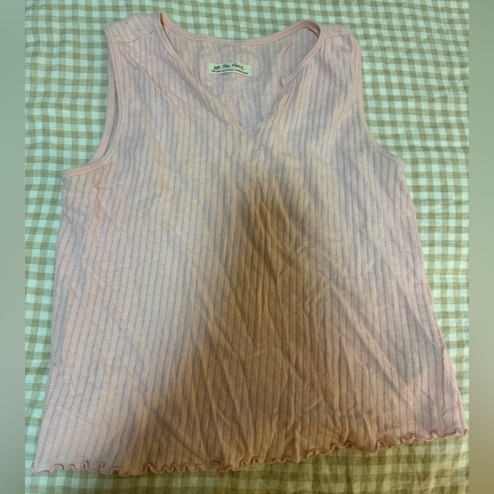 Free People Pink Top